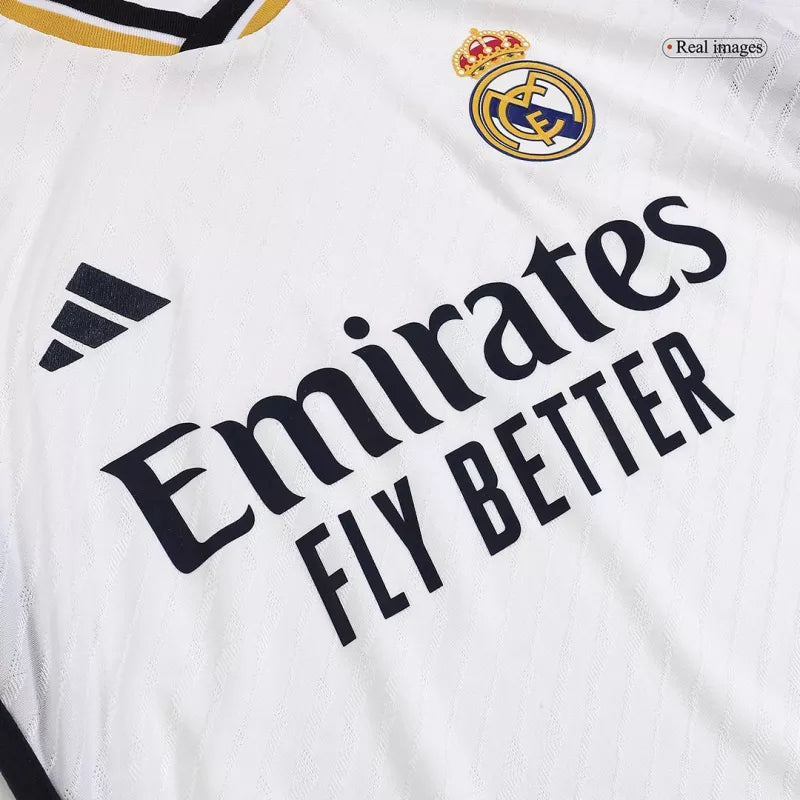 Authentic Real Madrid Long Sleeve Home Jersey 2023/24